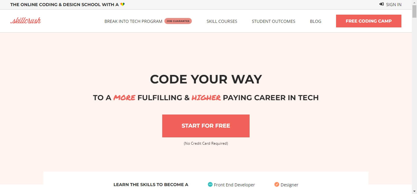 Ejemplo de web de cursos en WordPress